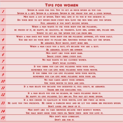 hisrachelle: bright-future234: A man clearly wrote out these rules for us, since sometimes we get s