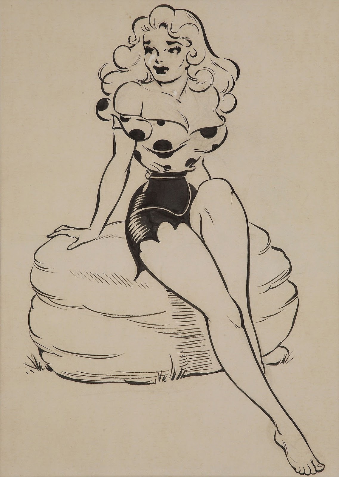 inky-curves: Daisy Mae by Frank Frazetta