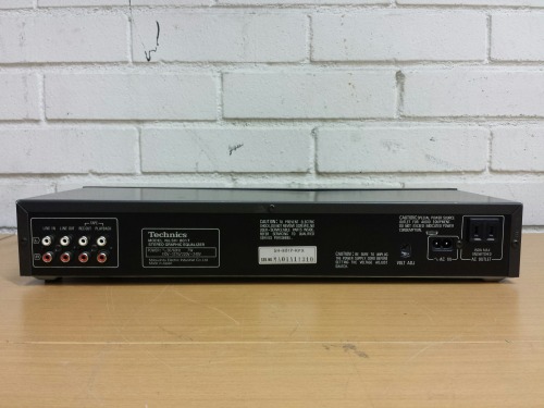 Technics SH-8017 Stereo Graphic Equalizer, 1989