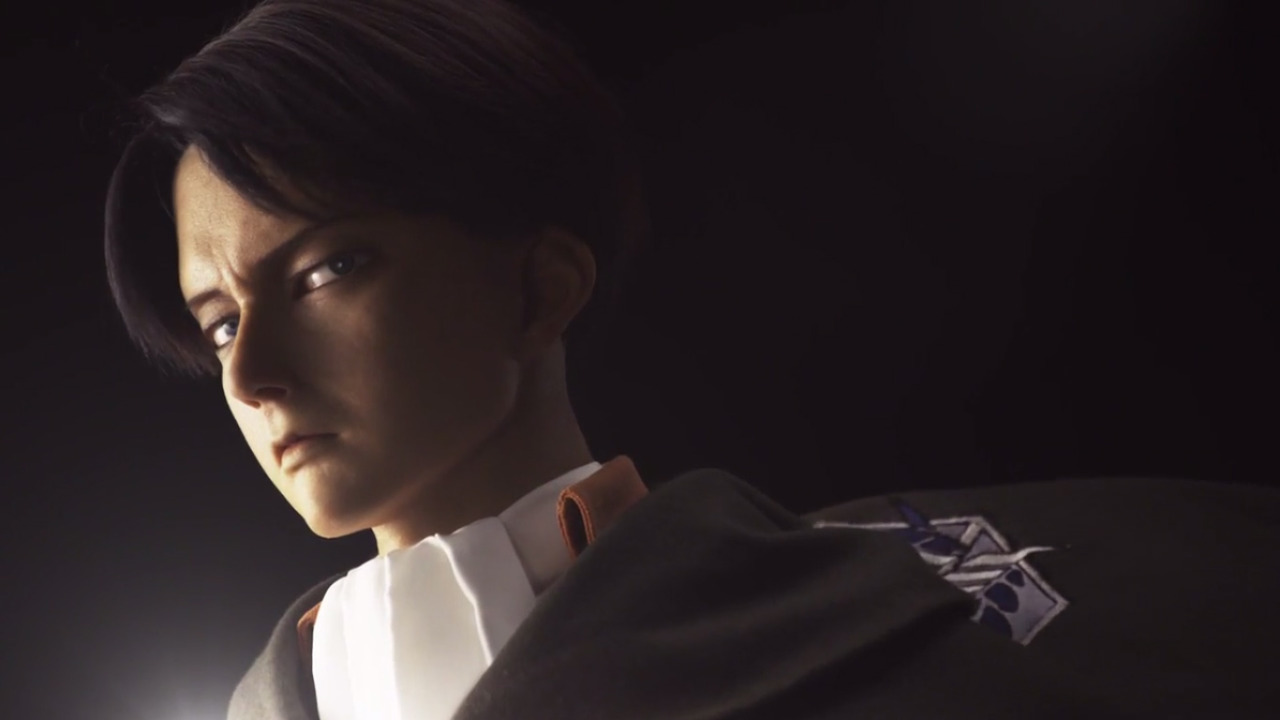 Made some screencaps of 3D Levi from the SnK: THE REAL video teaser
