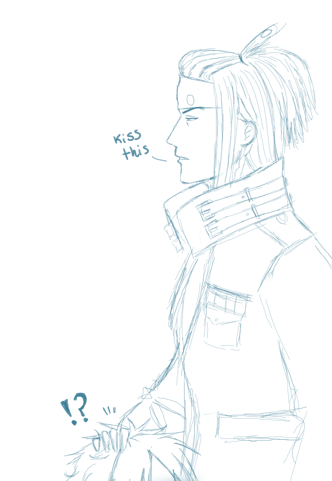 ladykirschtein:  Mink what are u doing Mink  sthap  He only wanted to give love