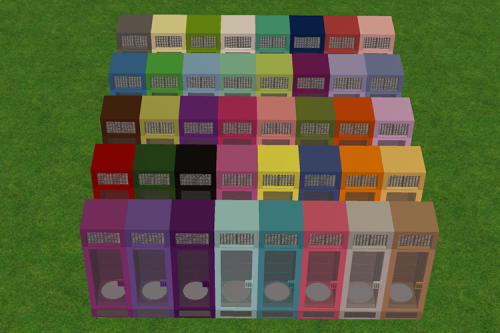 @blueheavensims Midnight At&hellip; set in all 40 of @luasims colorsThis will recolor anything i