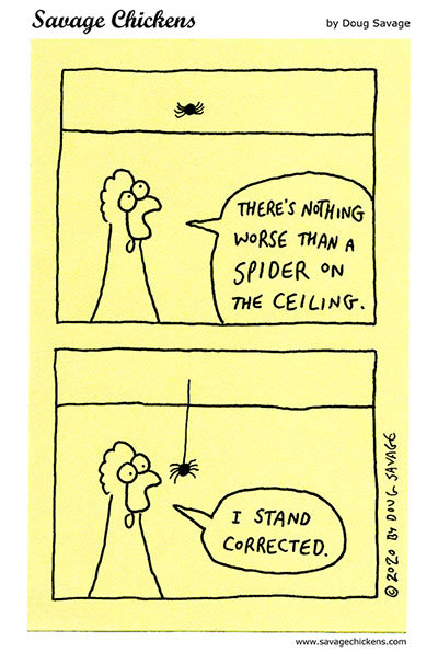 savagechickens:  Nothing Worse.Based on a