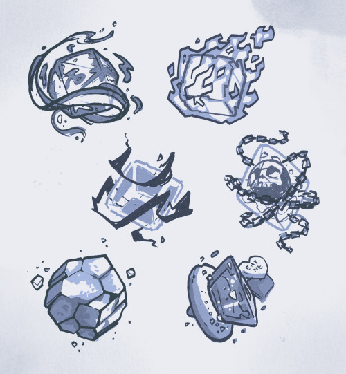 Sketches of some magic dice for maybe some stickers someday maybe?