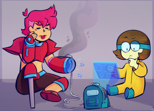 Thoroughly enjoying OK KO so far so I’ve been doodling it a lot! Also the show’s production blog has