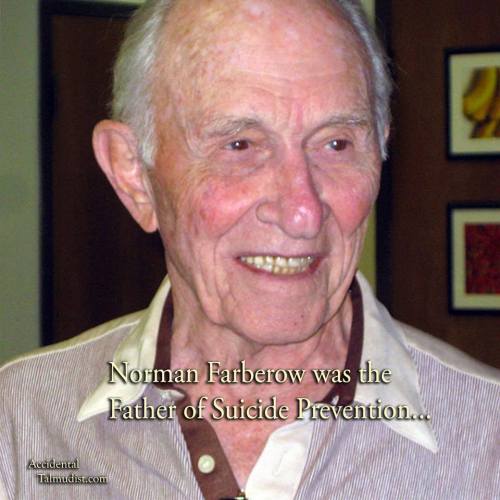girlactionfigure:
“ Norman Farberow was an American psychologist who devoted his life to the study of suicide. Because of his ground-breaking work, Norman came to be known as the “Father of Suicide Prevention.” Born in Pittsburgh in 1918, Norman...