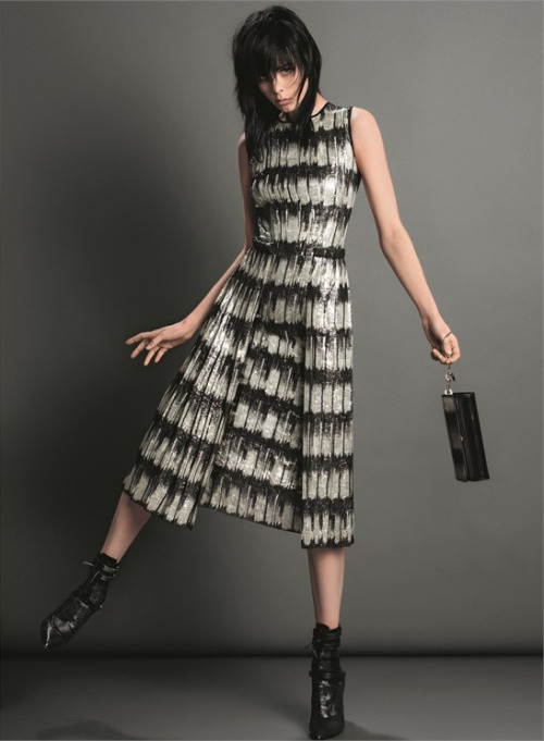 fashion-boots:  Edie Campbell for Hugo Boss, Fall/Winter 2014, shot by Inez & Vinoodh 