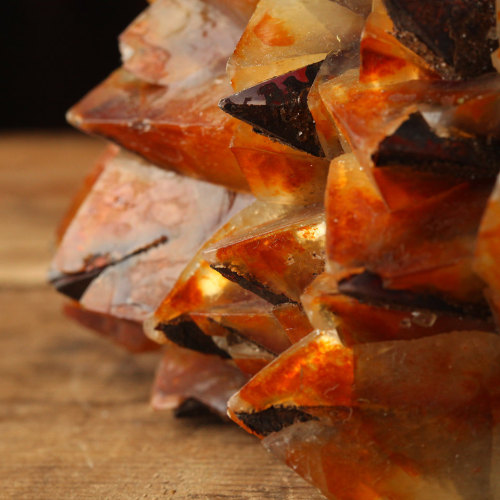 ifuckingloveminerals:  Calcite, Hematite  Potosi Mine, Santa Eulalia District, Aquinas Serdan, Chihuahua, Mexico  