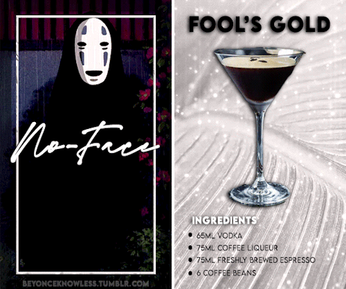 CHARACTERS AS COCKTAILS Studio Ghibli (part )