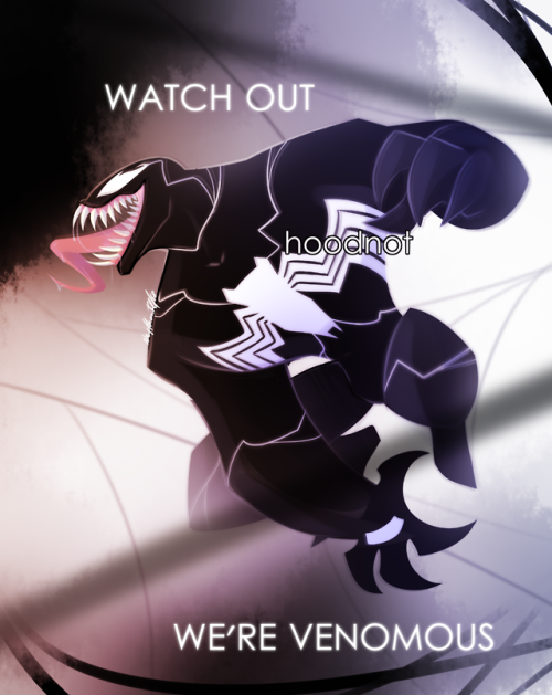 hoodnot: decided to draw venom more stylized, i’m actually hella proud of this