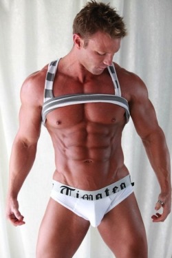 superheromen:  Nice abs. Love the white undies! 