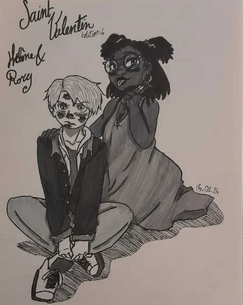 Some Original Art, It's Been A While, But Still In Valentine's Day Theme