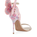 blushingenue:SOPHIA WEBSTER Chiara Embroidered Butterfly Sandals, Nude In Pink.