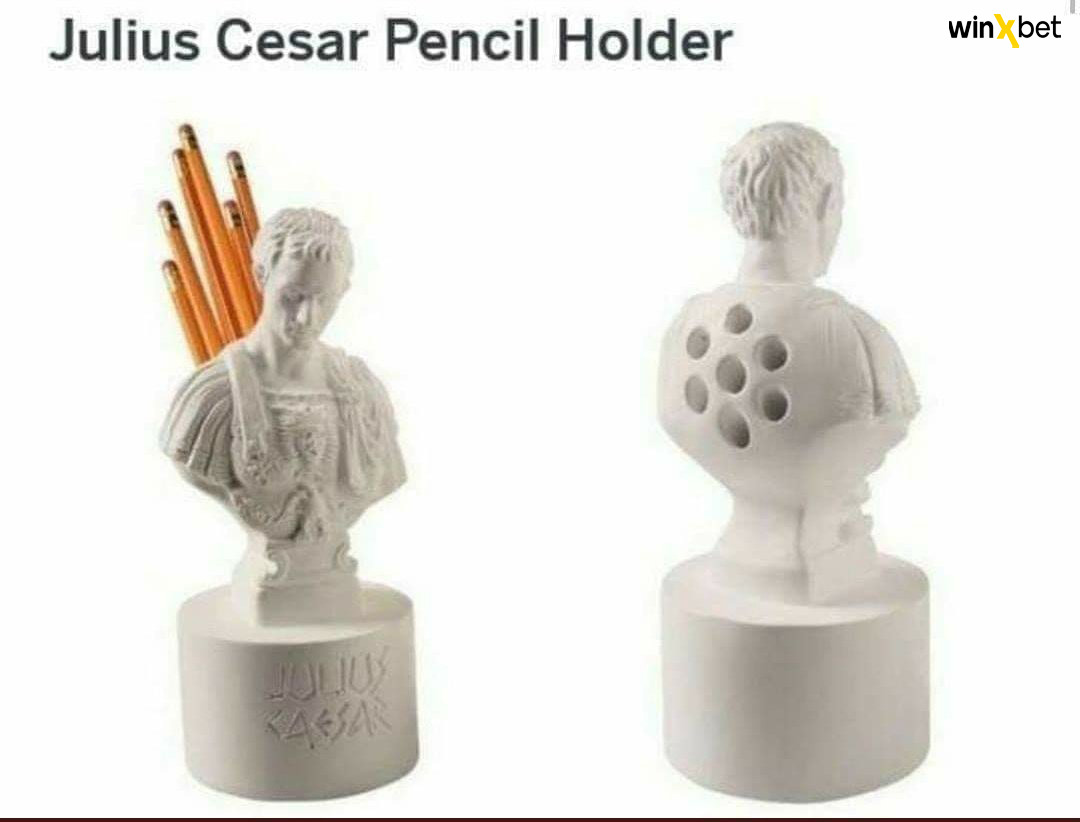 Julius Cesar Pencil Holder...