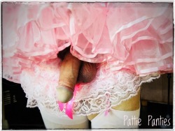 pattiespics: It’s Pattie’s Sissy Gurl Week!  Hope you enjoy. You can peek at more of Pattie’s Panties, Bras  and Sissy Dick  here   ~~  http://pattiespics.tumblr.com/  