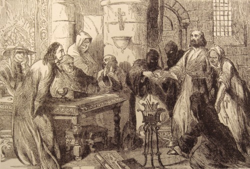Interrogation of Jacques De Molay, the 23rd and last Grand Master of the Knights Templar, 19th centu