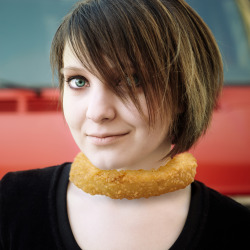 dennys:  90s revival is in full swing with this limited edition onion ring choker.   Jesus, that’s hot.