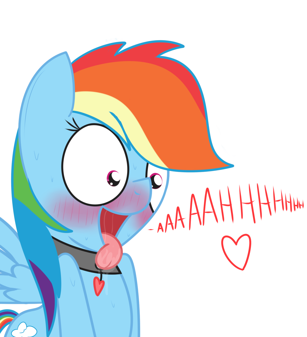 mr&ndash;degradation:Rainbow is excited about something.X3 Oh my, I should say