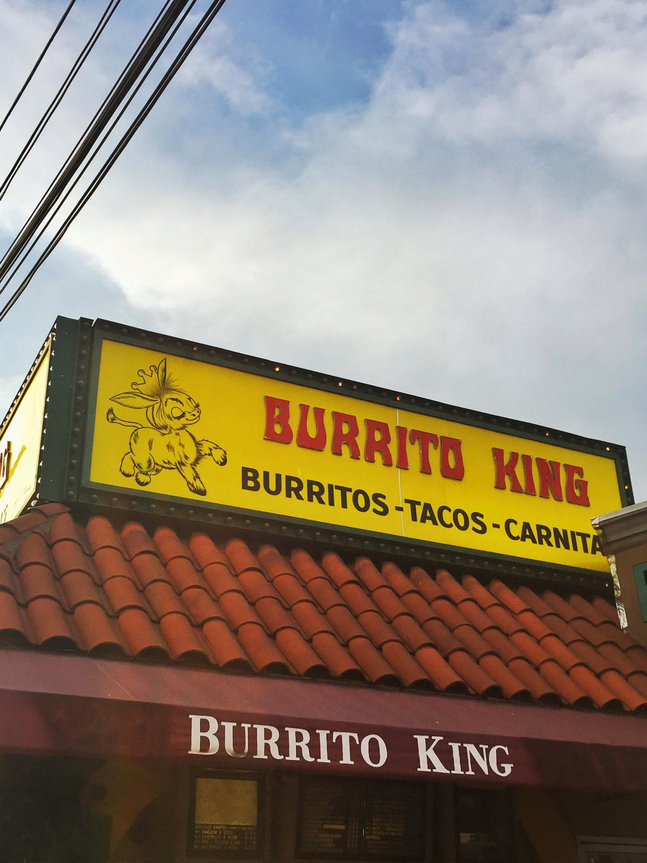 juliancallos:  I’ve always admired the mascot of the Burrito King restaurant on