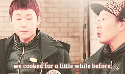 teuwoo:  kim sunggyu’s cooking level: home alone 