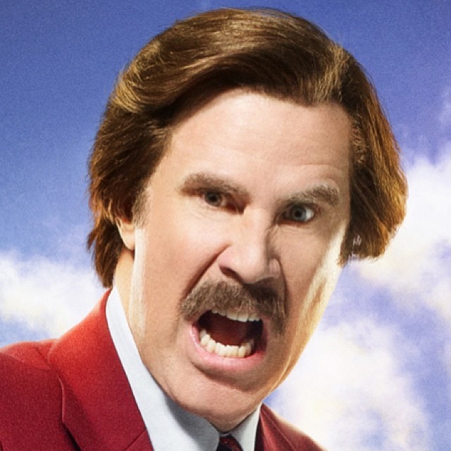 We’re unveiling the new Anchorman 2 poster tomorrow! Here’s a little taste.