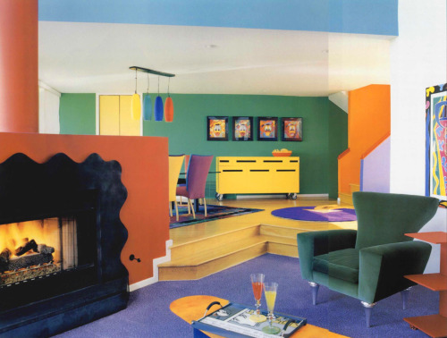 newwavearch90: Surprised to see this wacky colorful house for Disney executive Larry Wilks in the ma