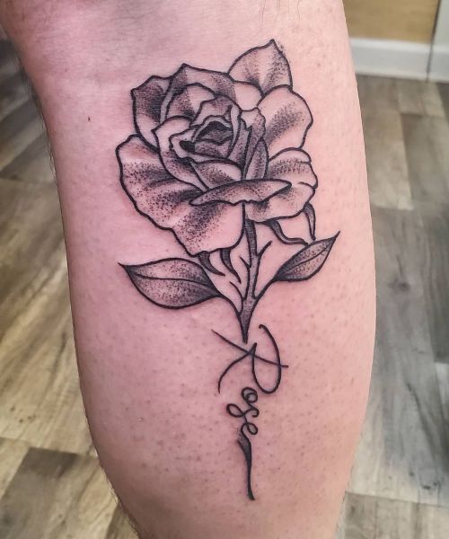 <p>A rose for mom, who’s name is also Rose! <br/>
.<br/>
#ladytattooer #thephoenix #copperphoenix #shelbyvilleindiana #indianapolistattoo #indylocal #do317 #indytattoo #circlecity #waverlycolorco #industryinks #yournewfavoriteink #artistictattoosupply #fkirons #indianaartist #rosetattoo #wearesorrymom #rose #blackandgray #flowers #mom  (at Shelbyville, Indiana)<br/>
<a href="https://www.instagram.com/p/CQ1WTXZrItI/?utm_medium=tumblr">https://www.instagram.com/p/CQ1WTXZrItI/?utm_medium=tumblr</a></p>