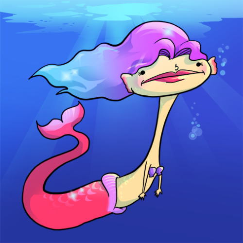 Anooooother day of mermay. [See the mermaid’s bios on Ko-fi or patreon]