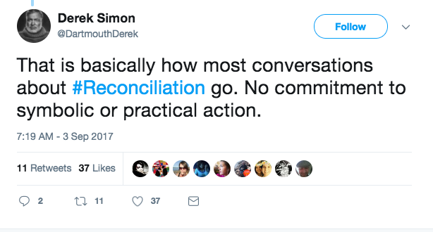 allthecanadianpolitics:Thread on typical conversations about Reconciliation in Canada,