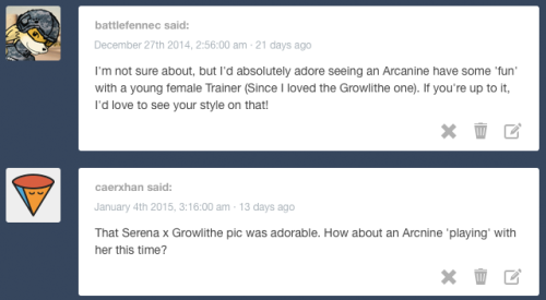 whatsalewd:  They growlithe up so fast.This was inevitable. (Growlithe post)  Mmnf o////o