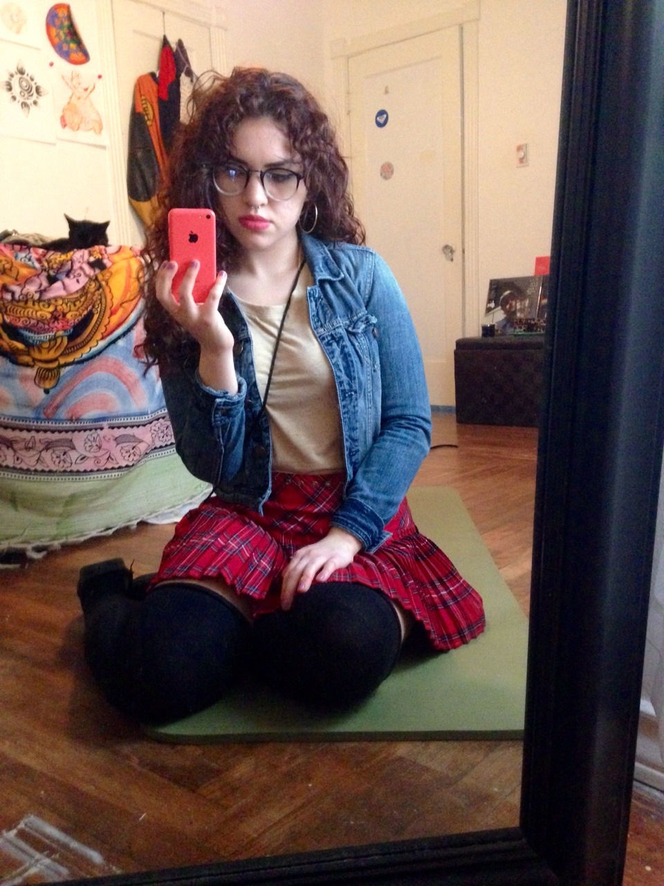 xicana school girl looks