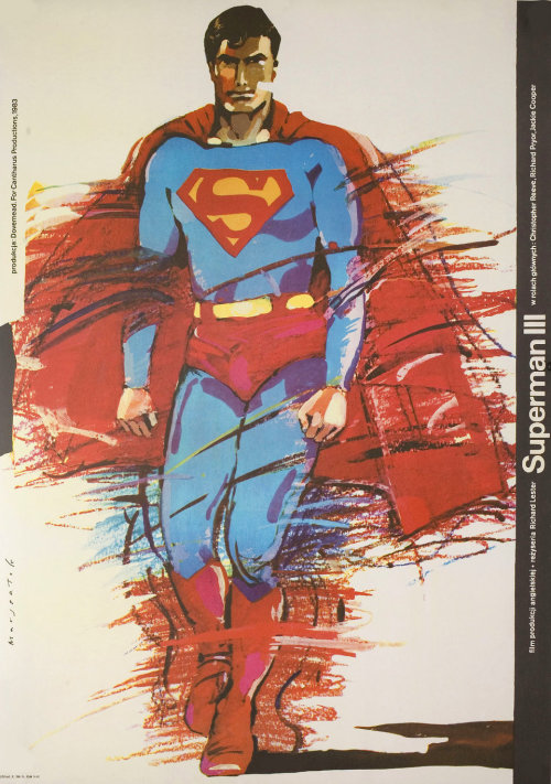 into-that-ish:  Grzegorz Marszalek, Superman III, 1983, offset print  My new blog where I post art I