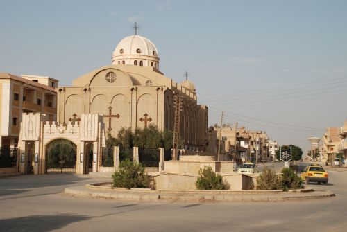 An Assyrian church in Hasakah, Syria.