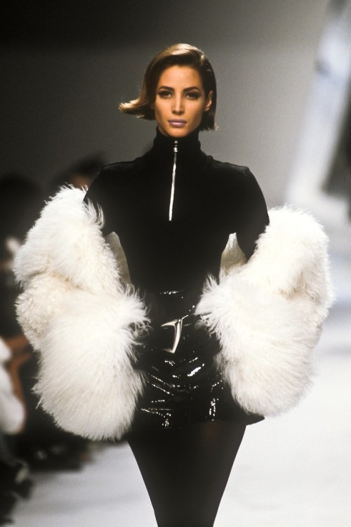 the-original-supermodels:Claude Montana F/W 1991Model: Christy Turlington