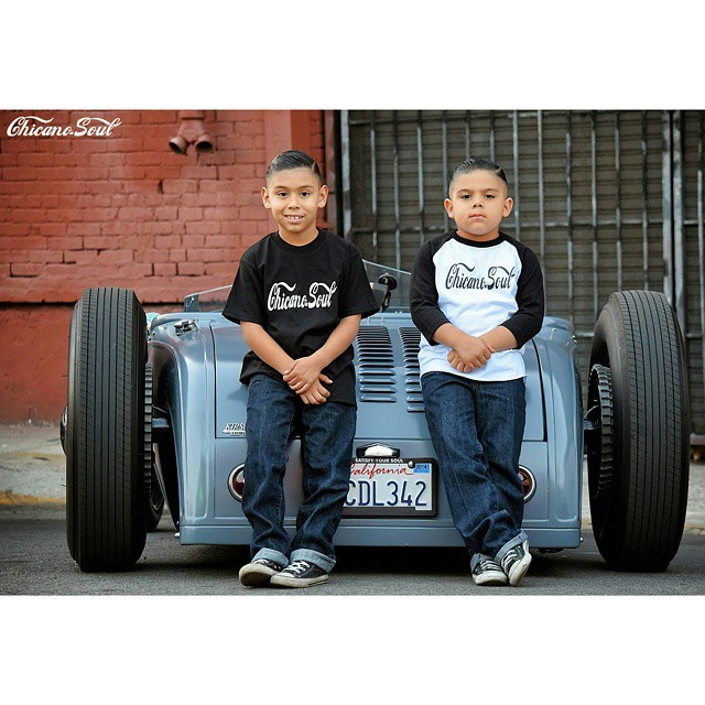 thechicanosoul:  @iam_dorysdee’s boys, Eliseo and Cuauhtemóc, sportin’ their