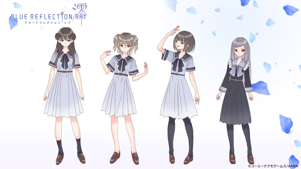 Blue Reflection Ray Anime Releases 2 New Promo Videos  Yuri Anime News 百合