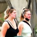 A couple of braless cuties on the strip