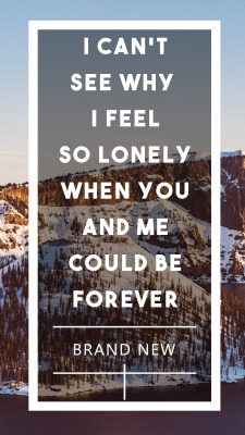 poppunklateatnight:  Brand New // Magazines