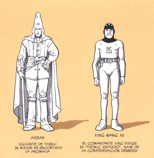 theairtightgarage:  The cast of Arzak: L’arpenteur(from the back matter of the Spanish edition) 