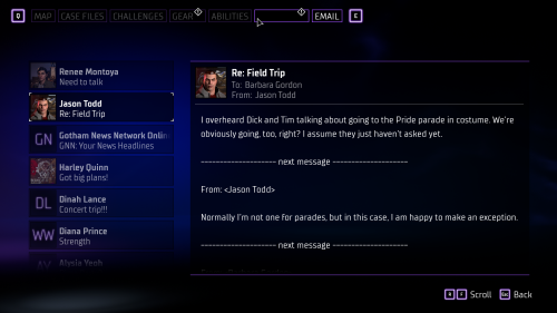 I Was Streaming Gotham Knights When I Found This In The Emails. It Made Me Smile