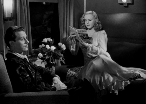 Lady On A Train (dir. Charles David, 1945)Over and over the words droned through her mind. And yet, 