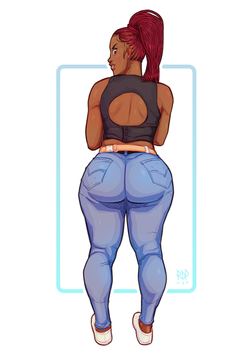 missed working in colour. and drawing butts.