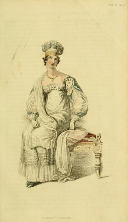 heaveninawildflower:London fashion for 1816.Illustrations taken from ‘The Repository of Arts, 