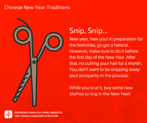 Chinese New Year Tradition: No Cutting Your Hair