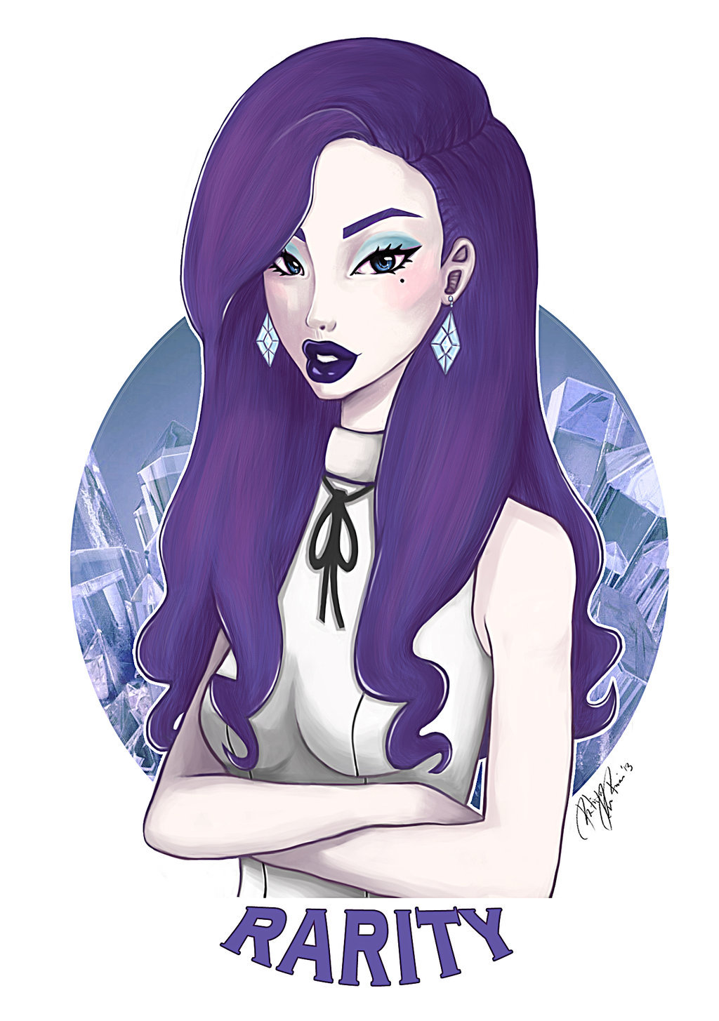 royalcanterlotvoice:  My Little Pony Character Design: Rarity by Ayaka-Itoe