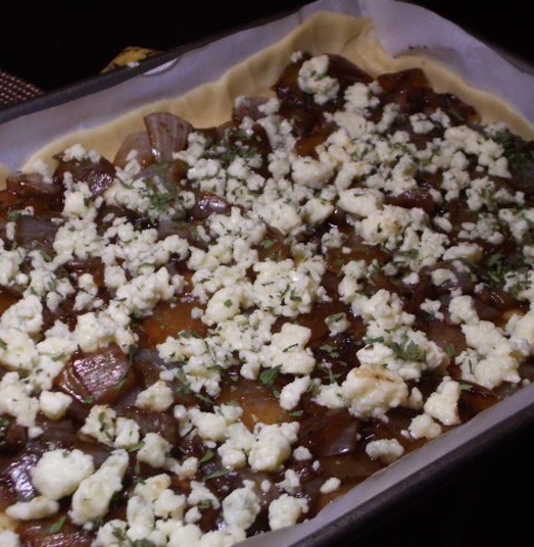 Caramelized Onion And Gorgonzola Tart