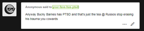 Your Fave Has PTSD: Bucky Barnes!