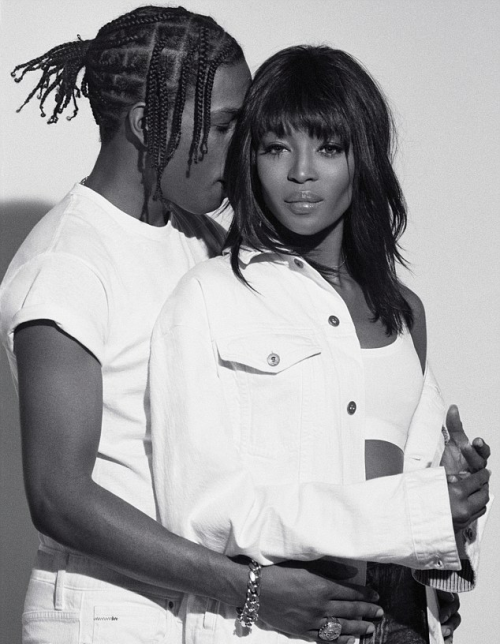 naomihitme:  Naomi Campbell and A$AP Rocky photographed by Brianna Capozzi for POP Magazine Spring/Summer 2016 