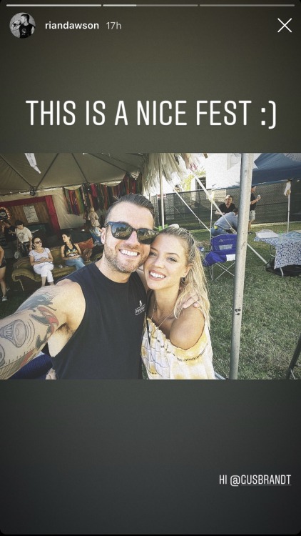 Rian Dawson’s Instagram story (feat. Laura) - September 23, 2019