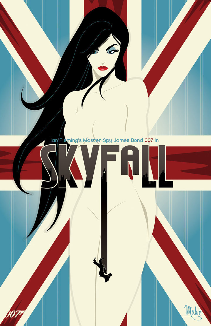 scottpatrick:  (via James Bond posters by Mike Mahle | From up North) 